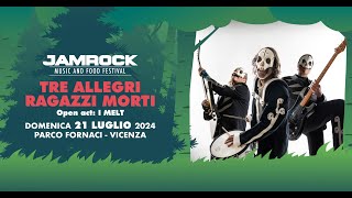 Tre Allegri Ragazzi Morti Hooponopono Live al Jamrock Festival Vicenza 21 luglio 2024 [upl. by Aihsek]