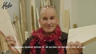 Hubo  Zelf kerstboom van steigerhout maken DIY [upl. by Eicnan]