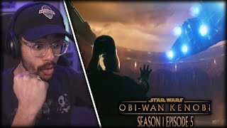 ObiWan Kenobi Season 1 Episode 5  The Empire breaks in Reaction [upl. by Erdua]