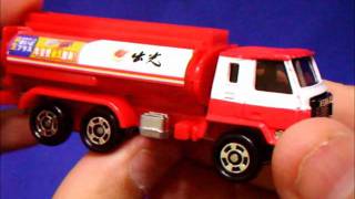 Tomica No53 NISSAN DIESEL TRUCK IDEMITSU TANK ROLLY [upl. by Irim]