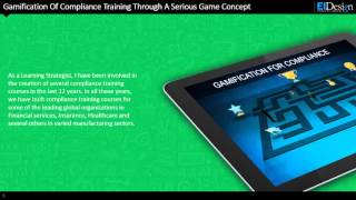 Gamification Of Compliance Training Through A Serious Game Concept [upl. by Dorita]