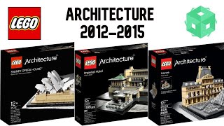 LEGO Architecture 20122015 [upl. by Ennaecarg]