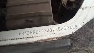 Chassis Number and VIN number location in Maruti Suzuki EECO [upl. by Lessig303]