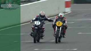 Troy Corser gets cheeky during overtake at Revival [upl. by Yllier934]