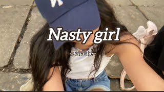 Tinashe  Nasty Lyrics mmsub [upl. by Eudora]