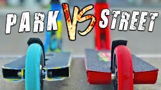 PARK vs STREET BEST CUSTOM PRO SCOOTERS [upl. by Nylednarb624]