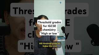 Threshold grades for IGCSE Chemistry MayJune  igcse chemistry exam [upl. by Sidonia]