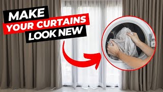 How to Wash Curtains and Drapes Easy Ways [upl. by Cleland]