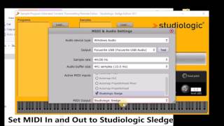 Studiologic Sledge 2 synth  Loading Sample Pack 1 Part 1 [upl. by Quinta]