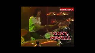 Cozy Powell RIP The Legendary Fast Quads around the Set [upl. by Rickard]