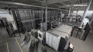 Salvagnini AJS automatic job shops automatic factory for HVAC industry [upl. by Lek]