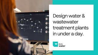 Design wastewater and water treatment processes in under a day  EVS Water Plant Designer [upl. by Ladnyc]