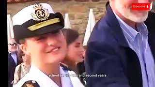 princess leonore goes for Lunch in uniform with her parents [upl. by Katinka]