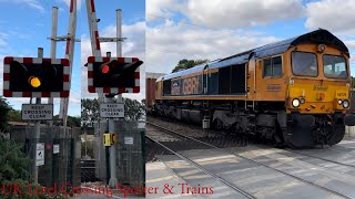 Sleaford North Level Crossing Lincolnshire [upl. by Lynden374]