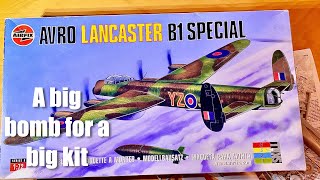 Unboxing the Airfix 172 Avro Lancaster B1 special Grand Slam bomb [upl. by Yeknarf]