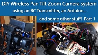 Arduino Wireless PTZ Camera system with Bescor MP101 amp RC transmitter  Tutorial [upl. by Alaehs]