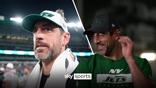 quotIt was heartbreakingquot 💔  Aaron Rodgers speaks return from devastating injury for the New York Jets [upl. by Aihsekan]