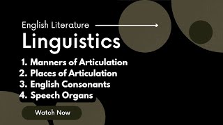 Place of Articulation and Manner of Articulation  Speech Organs  English English Consonants [upl. by Enelyaj]