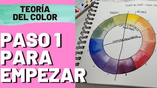 CÍRCULO CROMÁTICO ACUARELAS  CÓMO COMBINAR COLORES AL PINTAR [upl. by Hayikaz]