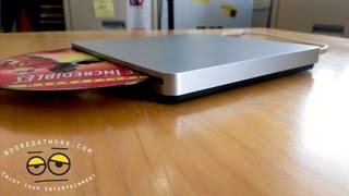 Tmartcom Super Slim USB 20 SlotIn DVDRW External Drive review [upl. by Tereve114]