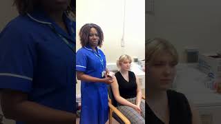 Botox injections to relieve migraines Shorts  UHL NHS Trust [upl. by Marek]