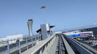 San Francisco SFO Airtrain Ride [upl. by Aicemaj]