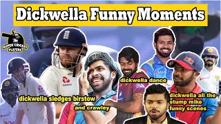 dickwella funny moments  dickwella sledging  dickwella stump mike funny talk  niroshan dickwella [upl. by Poll323]