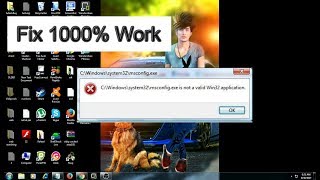 How to Fix Exe Not a Valid Win32 Application Error In All Windows tutorial [upl. by Nellad]