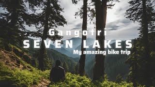 Seven Lakes in majestic Harshil Valley  My amazing bike trip [upl. by Yespmed]