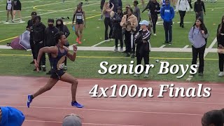 Senior Boys 4x100m Finals  St Marcellinus Spirit Classic  May 3rd 2024 [upl. by Aprilette]