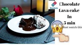 how to make Domino s chocolate lava cake [upl. by Adnolaj]