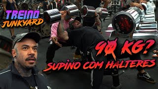 É POSSÍVEL FAZER UM SUPINO INCLINADO COM HALTERES DE 90 KG TREINO DE PEITO DO XICORIA [upl. by Dylane]