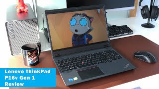 Lenovo ThinkPad P16v Gen 1 Review Budget friendly mobile workstation [upl. by Anoy]