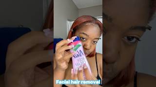 Facial hair removal hairremovalmethods shorts viralshort facialhairremovalforwomen waxing ￼￼ [upl. by Knarf22]