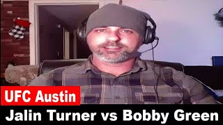 UFC Austin Jalin Turner vs Bobby Green PREDICTION [upl. by Yeknarf833]