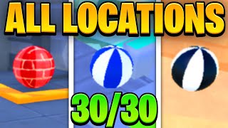 ALL 30 BEACH BALL LOCATIONS In Roblox Toilet Tower Defense SUMMER EVENT [upl. by Idelia470]