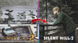 Thinking About Mary Scene Comparison  Silent Hill 2 vs Silent Hill 2 Remake [upl. by Mourant372]