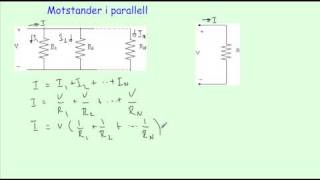 Motstander i serie og parallell [upl. by Eanehs]