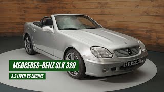 MercedesBenz SLK 320  Manual gearbox  History known  V6  2000 VIDEO wwwERclassicscom [upl. by Rod]