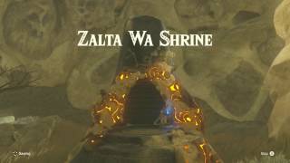 Zelda Breath of the Wild  Zalta Wa Shrine  Ridgeland Tower Region [upl. by Harrat700]