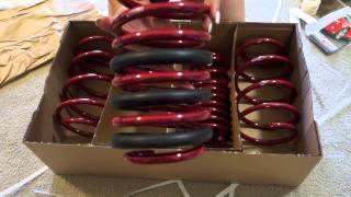 Eibach Sportline Lowering Springs Unboxing [upl. by Dorkus]