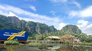 Inilah Suasana Wisata Rammang Rammang Maros Pangkep Sulsel Indonesia 2024 [upl. by Vasyuta384]