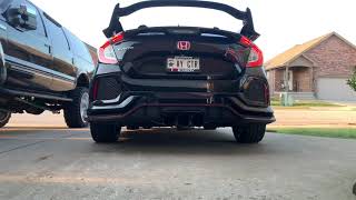 Civic Type R FK8 AWE Track Edition Exhaust amp PRL Catless Downpipe [upl. by Aivila]