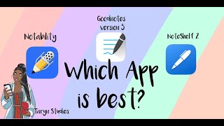 Goodnotes vs Notability vs Noteshelf 2 Comparison [upl. by Manuel302]