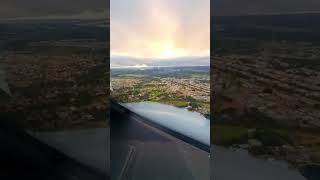 Behind the Cockpit The Pilots View of a Breathtaking Landing [upl. by Sheelah]