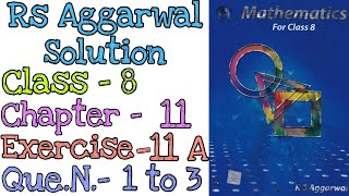 Compound Interest  Class 8 Exercise 11A Question 123  Rs Aggarwal  mdsirmaths [upl. by Vito987]