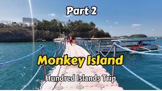 PHILIPPINES 🇵🇭  Part 2  Monkey Island  Hundred Islands Trip 2024  Alaminos Pangasinan [upl. by Ellennoj]