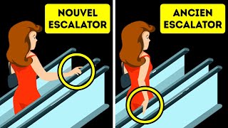 Pourquoi les mains courantes des escaliers roulants se déplacent plus vite que les marches [upl. by Augy]