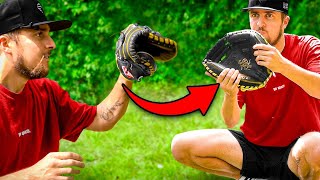 Rawlings VS Wilson Catchers Mitts 1 Ranked Box BreakIn [upl. by Coltun739]