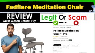 Fadflare Meditation Chair  Polideal Meditation Chair review  Fadflare Scam or legit [upl. by Avat]